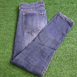 Banana Republic Skinny‎ Low Rise Blue Jeans Womens Size 27/4